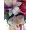 композиция из роз и орхидей